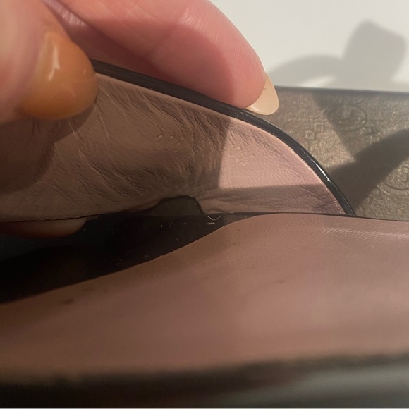 Gucci Platform Black Leather Espadrilles Summer Sandals Size 40.5 / Women’s 10.5 - Picture 12 of 12